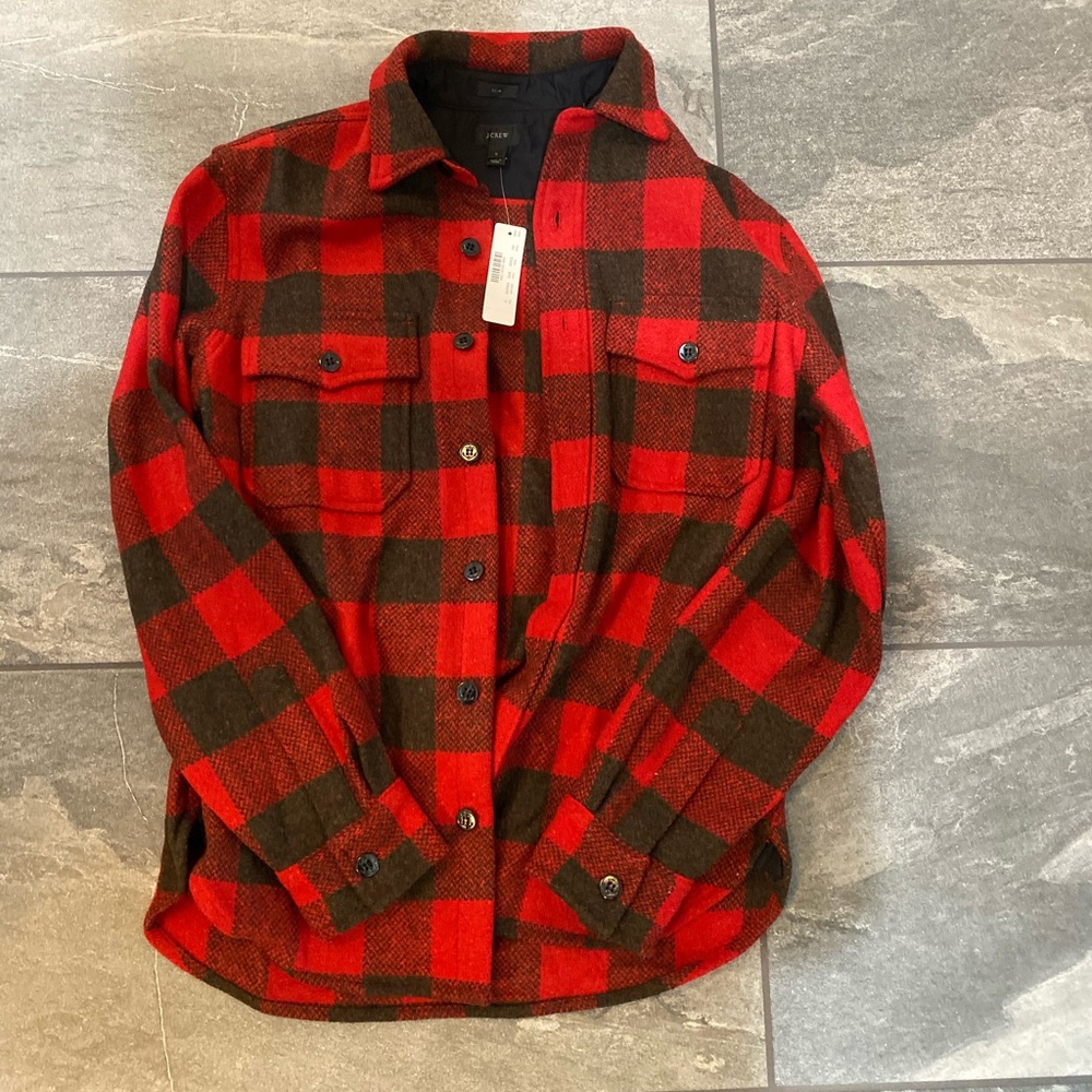 Men’s J Crew Buffalo Check Jacket